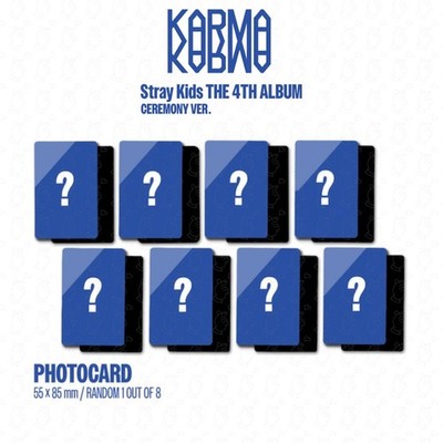 STRAY KIDS KARMA ALL ALBUM PHOTOCARD LIMITED CEREMONY HOORAY