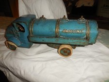 Vintage ARCADE CAST IRON MACK GASOLINE TANKER 13"