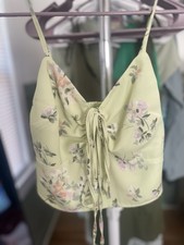 Abercrombie Fitch XXS Crop Floral Free Tank
