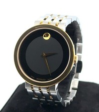 39mm Movado Esperanza Museum Two-Tone Stainless Steel Men s Wristwatch 0607058
