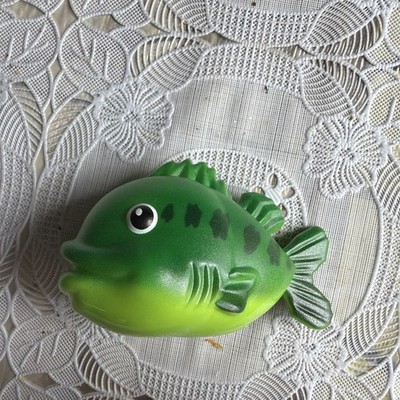 Bass Pro Shops- BASS Fish EASTER EGG w TATTOO-3.3 X 2 