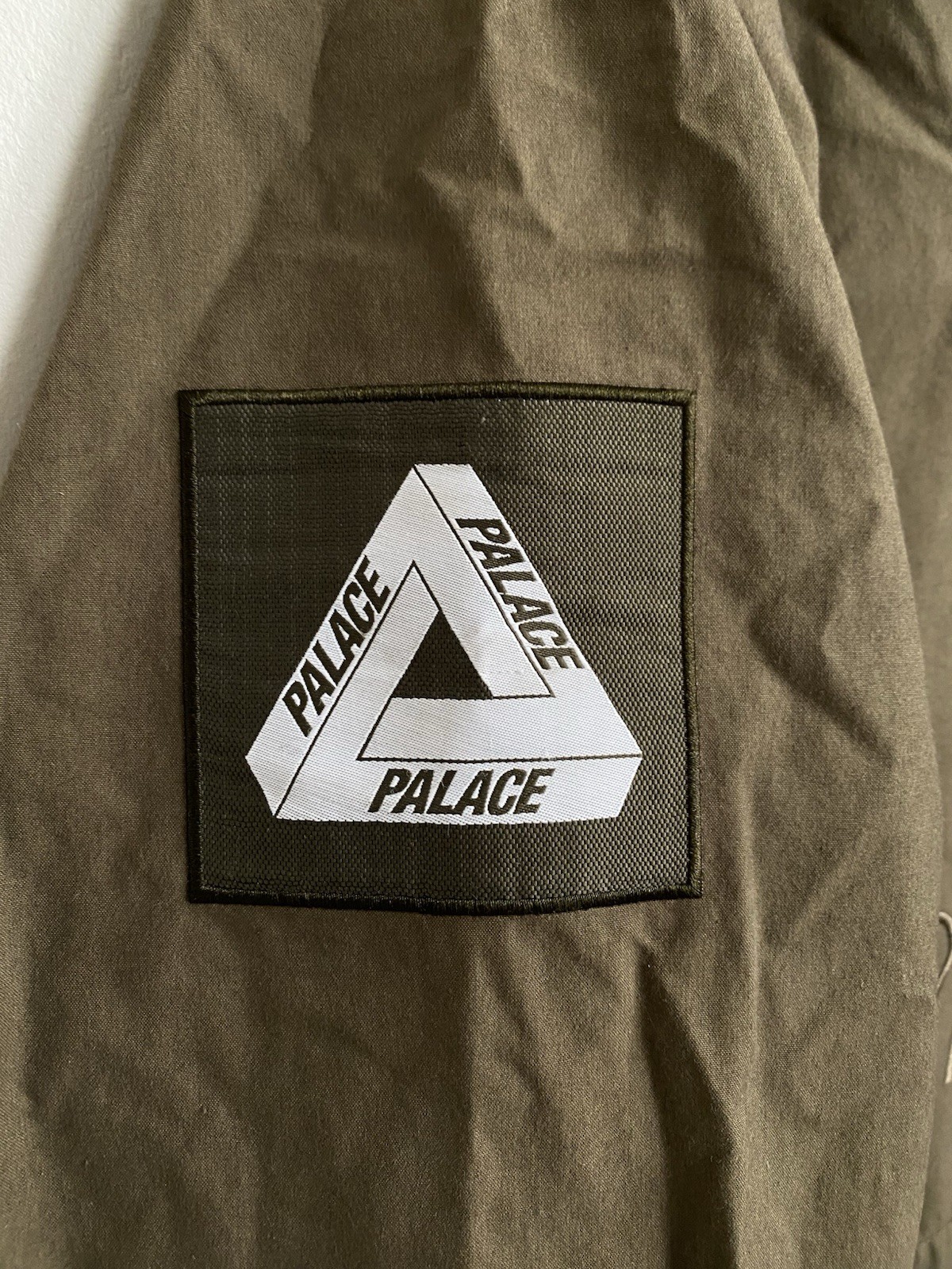 Palace Skateboards Men's Olive Green Cell Net Jacket, Large image 4