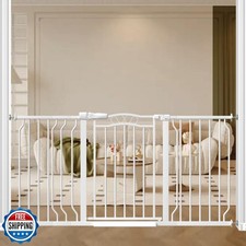 53.1-62.2" Extra Wide Baby Gate for Doorways No Drill, 30" Tall Auto Close Pr