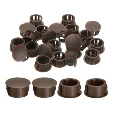 38Pcs 16mm 5/8" Flush Type Panel Round Snap in Fastener, Brown