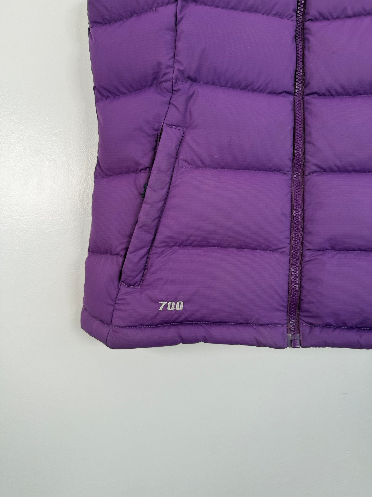 The North Face Gilet Womens Small Purple 700 Down Vest Insulated Puffer image 4