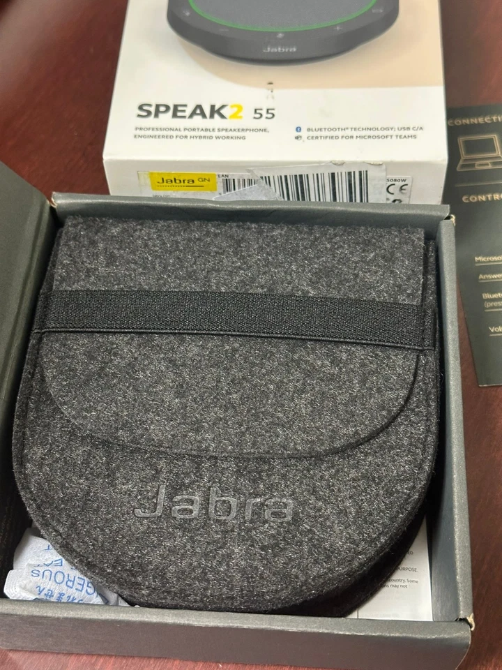 Jabra Speak2 55 MS Teams Dark Grey Portable Speaker 2755-109 - Image 3 of 4