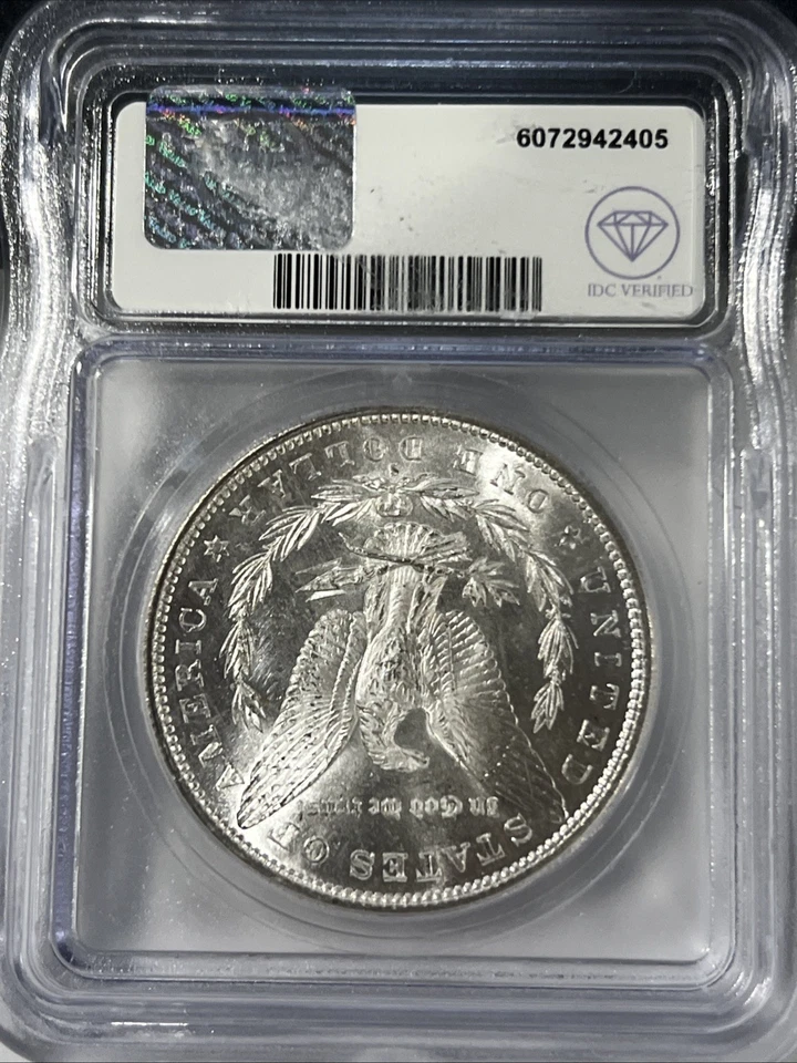 1880-S $1 Morgan Silver Dollar ICG -MS 63 6072942405. - Image 3 of 4