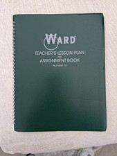Ward 6 Period Teacher Lesson Plan Book 44 Weeks 8.5X11 Green Cover