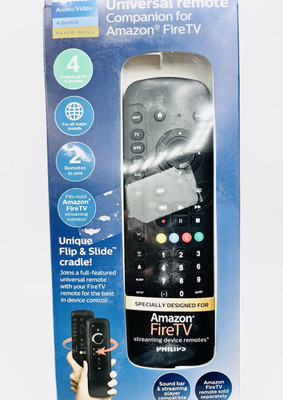 Philips Elite Plus SRP2024A/27 Universal Remote for Amazon Fire TV, Controls 4  