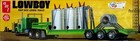 AMT 7591 1:25 Lowboy Drop Deck Truck Trailer Plastic Model Kit new in box