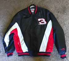 Nutmeg NASCAR Dale Earnhardt 3 Richard Childress Racing Jacket Black Red M