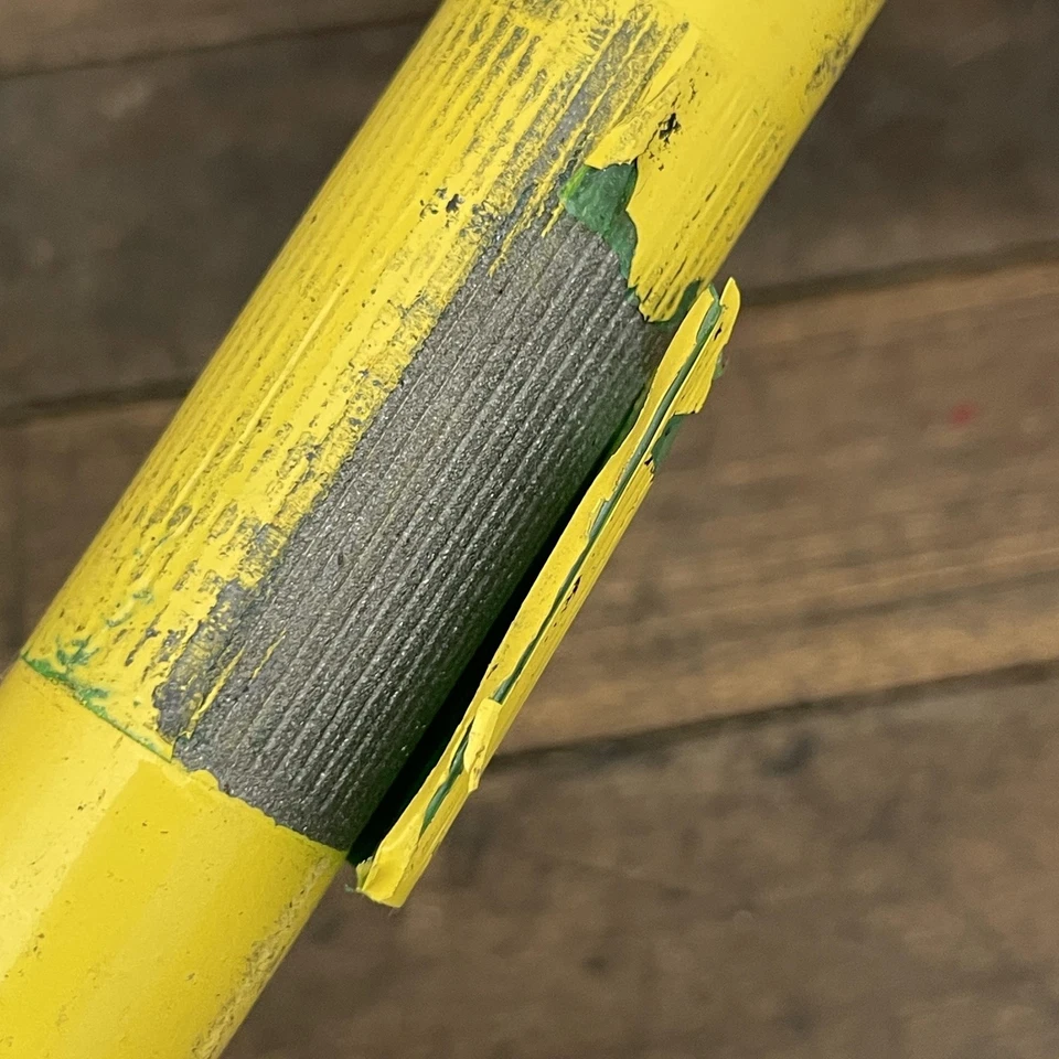 Yellow BMX Bicycle Handlebar Steel Box Bar Knurled Clamp Old School 70s 80s - Image 4 of 4