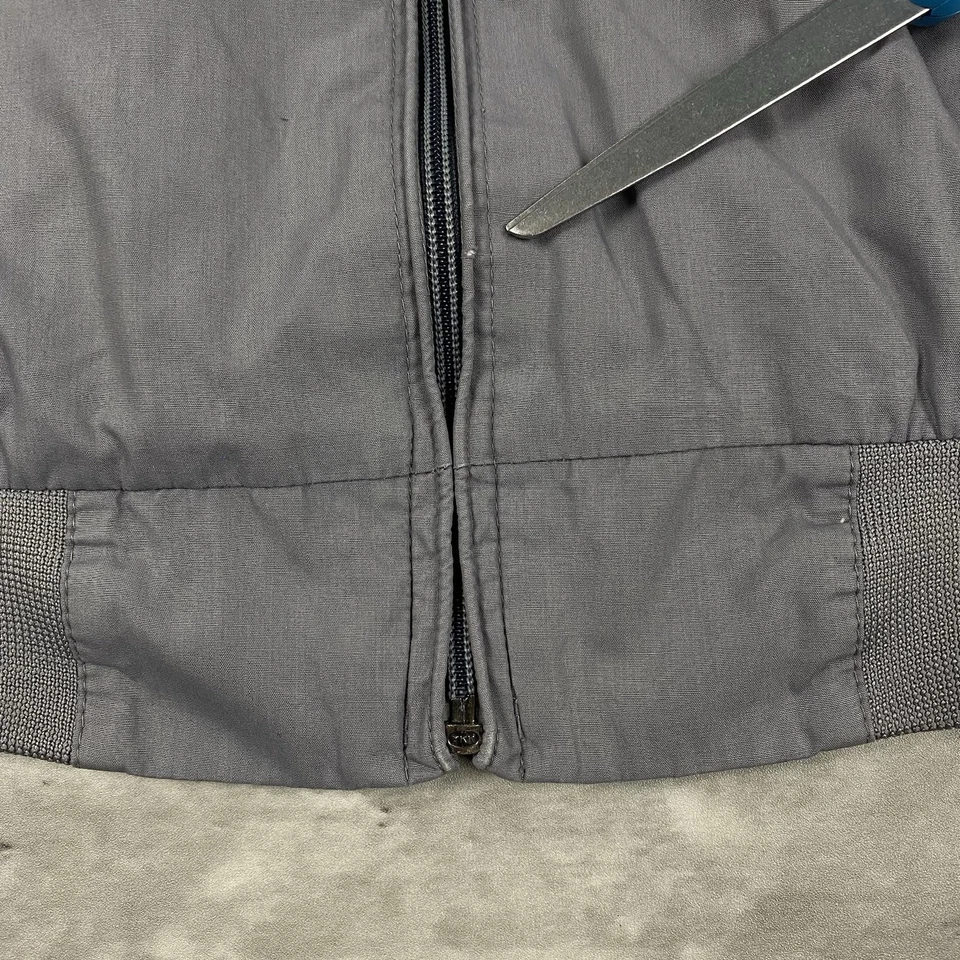 Chaqueta cortavientos vintage SOLO MIEMBROS 40 L 80 claro café racer bomber gris Foto 3 de 4