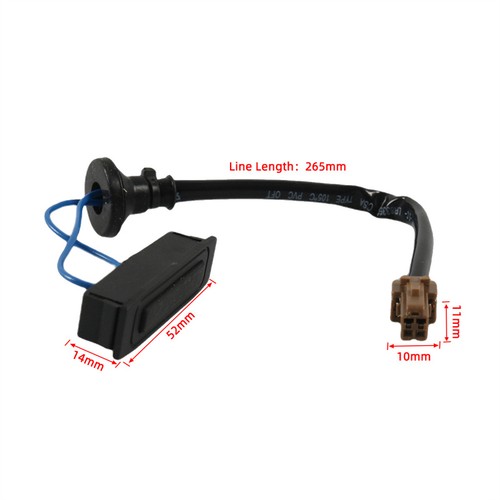 Black Plastic Trunk Tailgate Switch For Nissan/Tiida OE:25380ED000,25380-ED000 - Picture 4 of 6