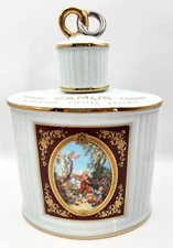 CAMUS Napoleon Cognac 700ml Limoges Porcelain Decanter 22k Gold France Vintage