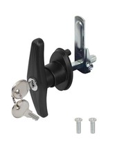 Truck Cap Camper Shell T-handle Lock Latch Parts Truck Bed Topper Door Locki... Truck Cap Camper Shell T-handle Lock Latch Parts Truck Bed Topper Door Locki...