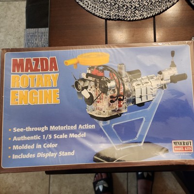 Mazda Rotary Engine 1/5 Scale Minicraft Model Kit #11201 Sealed Components! RARE