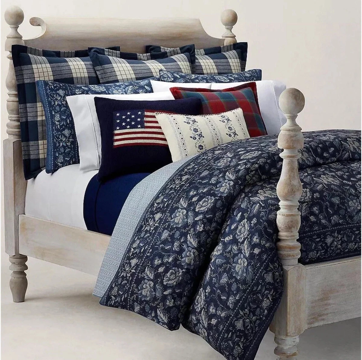 Ralph Lauren コンフォーターケース　クィーンサイズ Ralph Lauren Blue Comforters & Sets for sale - eBay