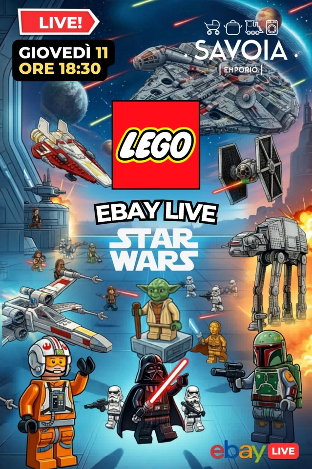 Che la Forza (del Collezionismo) sia con te! Live LEGO Star Wars!