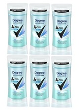 Degree Ultraclear Deodorant Black White 72HR Pure Clean 2.6 Oz Each 6 Pack
