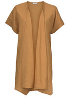 Masai Linen 'throw On' Summer Asymmetrical Hem Open Jacket With Pockets S €129