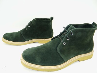 Royal Republiq Cast Crepe Chukka Boots Stiefel Winter Herren Leder Grün Gr.42