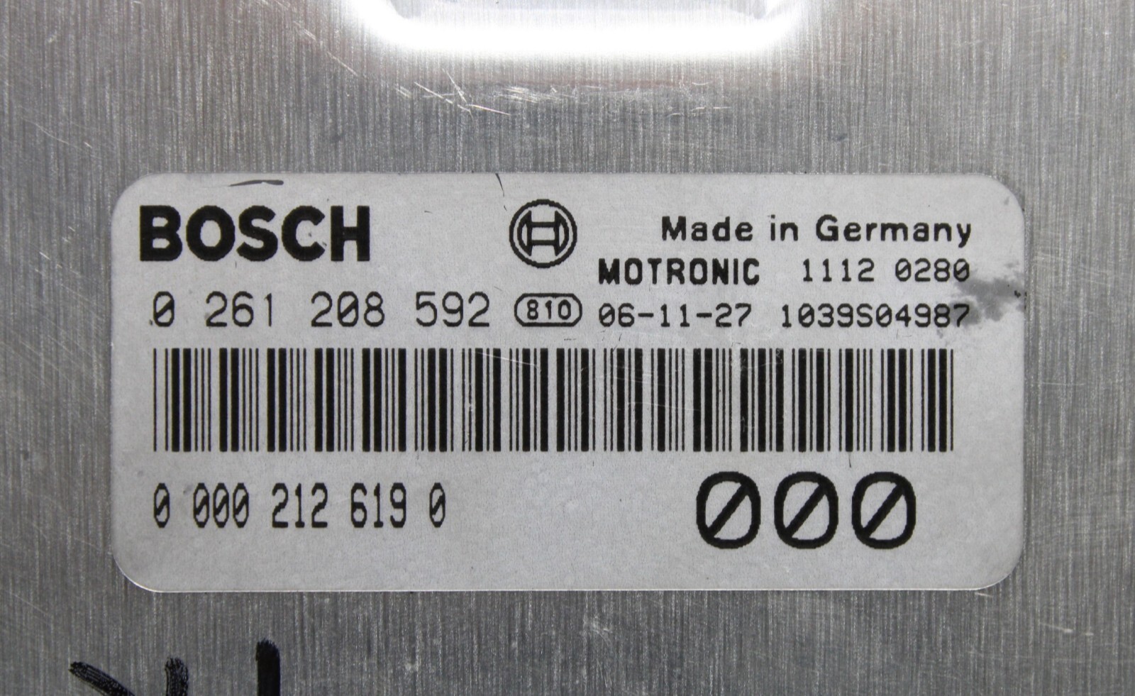 2007 FERRARI F430 4.3L ENGINE RIGHT SIDE COMPUTER CONTROL MODULE UNIT ECM OEM