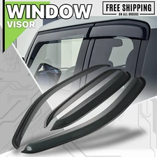 Tape-On Window Visor Shade Vent Wind Deflector fit 07-14 Chevy/GMC Tahoe/Yukon