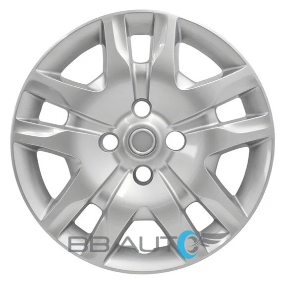 4 NUEVOS Tapacubos Plateados 16" Tapacubos Llanta Cubiertas para Nissan Sentra 2010-2012  Foto 2 de 4