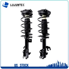 Set (2) Front Struts With Coil Spring For 2007 08 2009 2010 11 2012 Nissan Versa