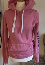 Jack Wills Pink Sweatshirt Hoodie Top - Size 10 -Lacrosse