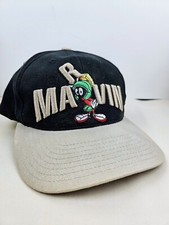Vintage Marvin The Martian Looney Tunes Warner Bros Trucker Hat Snapback Cap