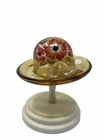 fenton yellow opalescent ladies hat