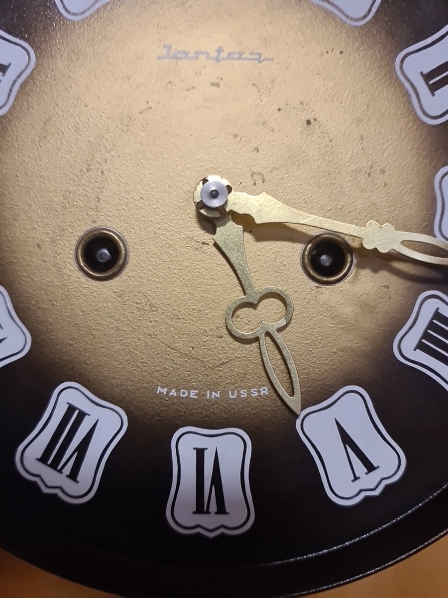 Vintage Clock Soviet Mechanical YANTAR. striking clock. | eBay