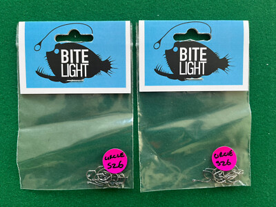 Circle Hooks Gr. 6 - Bitelight Perchmaster 2 Packungen 20 Haken