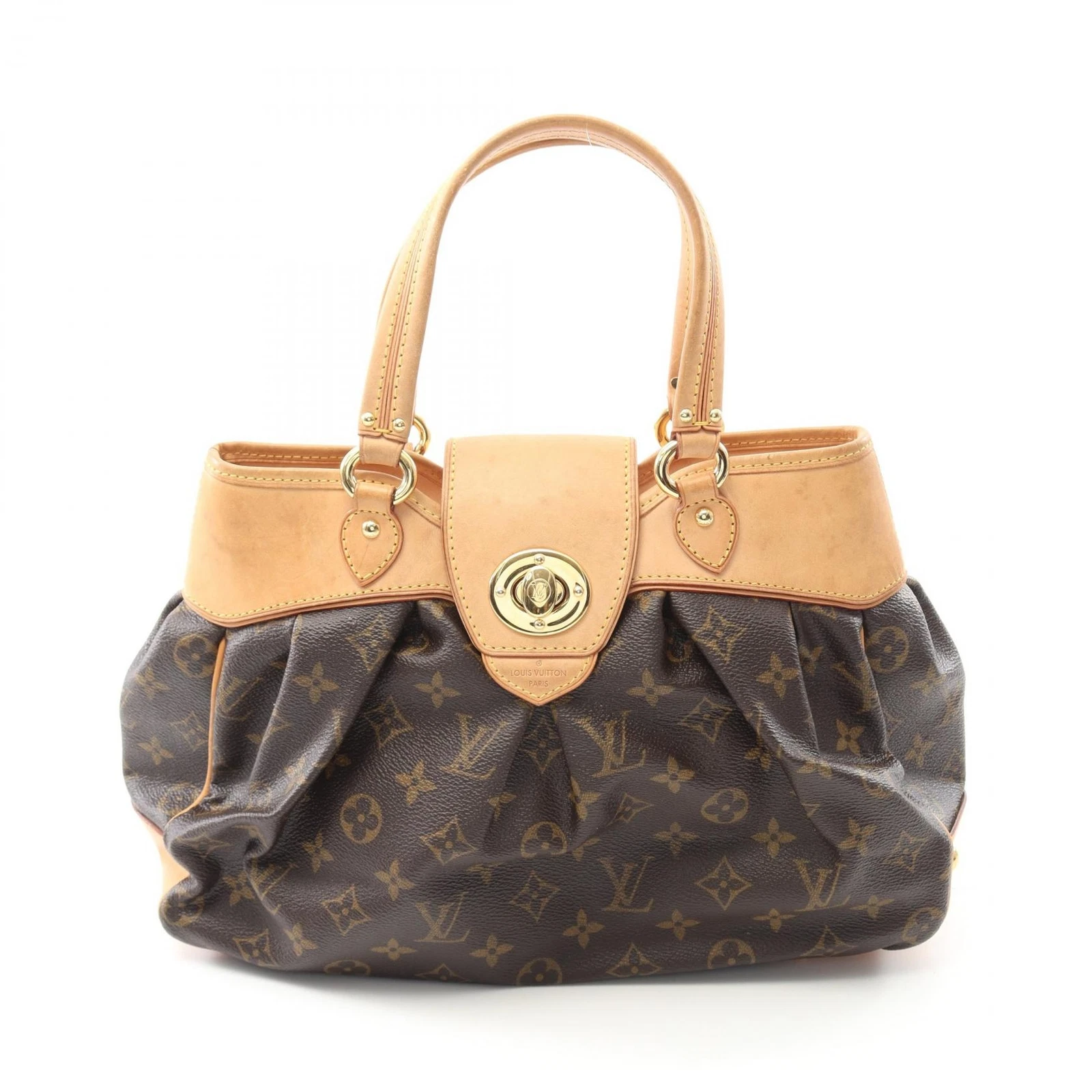 LOUIS VUITTON（LV） Borsa a mano Louis Vuitton Boetie PM M45715 monogramma tela pelle marrone usata donna