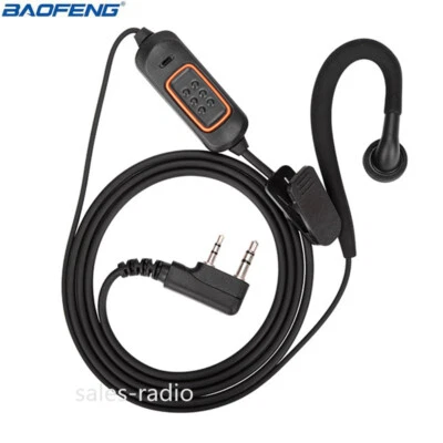 2Pin Headset Earpiece Mic For Baofeng UV-5R 5R+ BF-888S BF-88E UV-S9 plus Radios