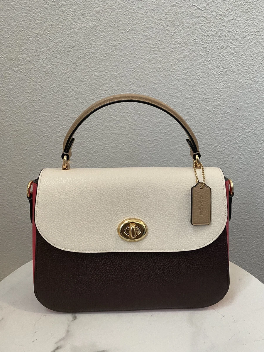 Coach Marlie Top Handle Satchel In Colorblock Im/Chalk Multi C2836