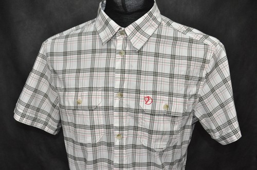 FJALLRAVEN JACKALBERRY MEN'S S/S CHECK 