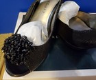 Karen Scott "Brandyy" Black Peep Toe Heels Sandals Shoes Sz 7.5 New with Box — photo 2