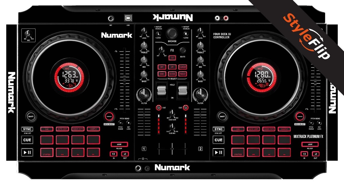 Numark Mixtrack Platinum FX Skin | Color Black | Protective