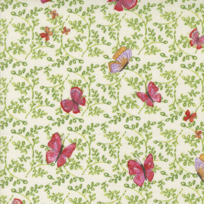 SUPERBLOOM Cream 48784 11 by the yard by Robin Pickens