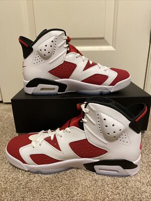 Size 8 Jordan 6 Retro OG Carmine 2021 CT8529-106 Shoes IN HAND