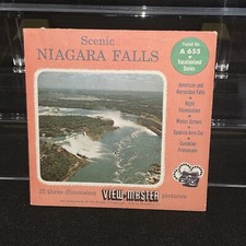 Sawyer's A655 Scenic Niagara Falls New York  Canada view-master 3 reels packet