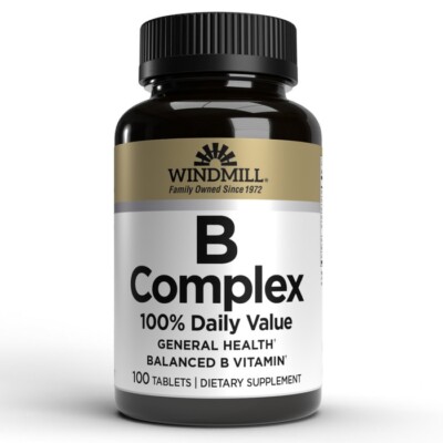 Windmill B-Complex Tablets 100 EA