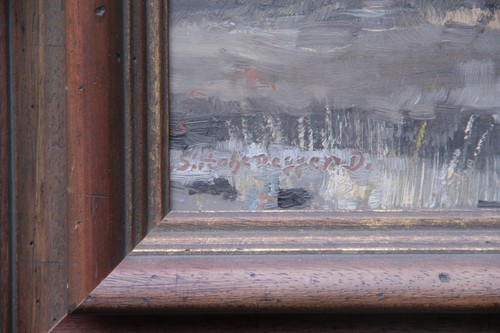 Simon Hohenegger Dachauer Maler Torfstecher im Dachauer Moos Torfstich Dachau - Picture 5 of 8