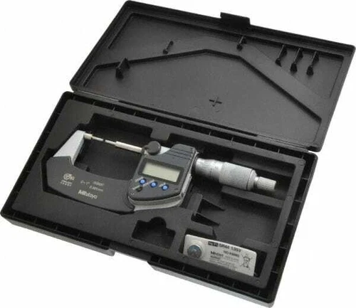 Mitutoyo 1", 1.2598" Throat Depth, Electronic Spline Micrometer Accurate Up t...