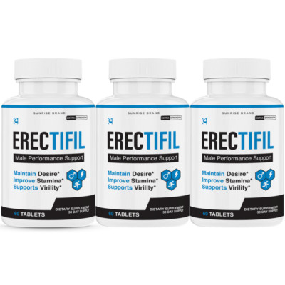 Erectifil  - Male Virility with Maximum Strength - 3 Pack