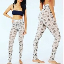 New With Tag Free People Layered in Lace Legging Ivory Combo in Size M