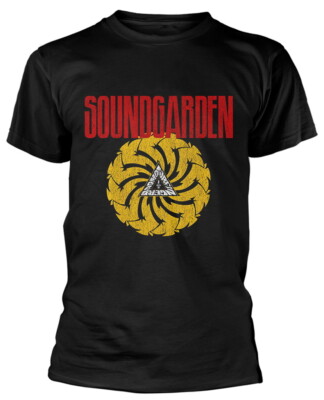 T-shirt Officiel Soundgarden 'Badmotorfinger V.3' - Noir - Neuf Avec étiquettes